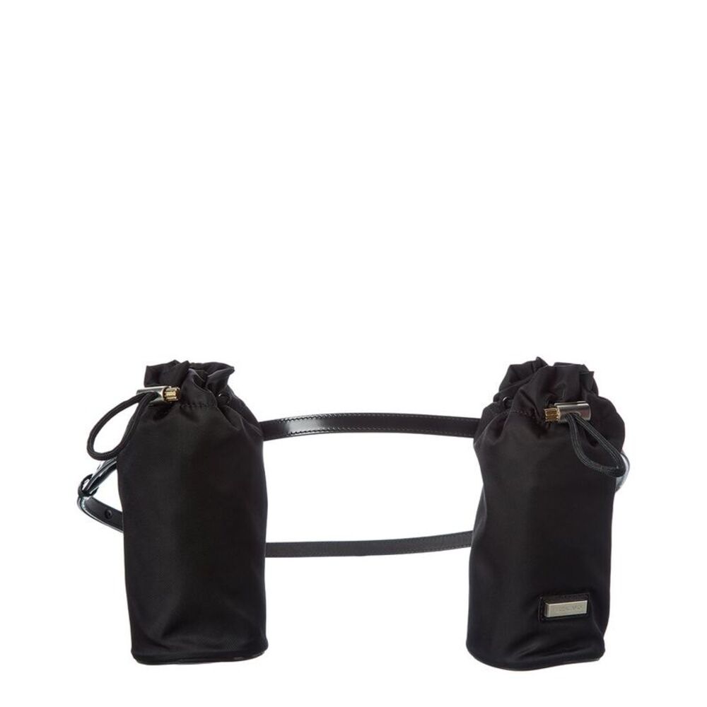 Ferragamo Water Bottle Belt Bag, Black